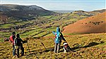 Mynydd Troed and Castell Dinas